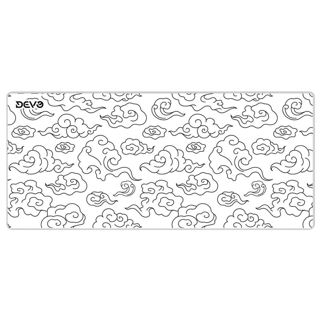 Devo Gaming mouse Pad - Cloud White